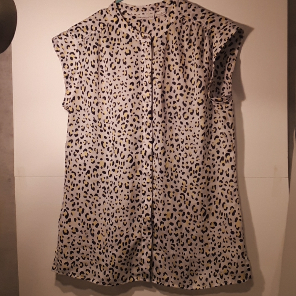 Liz Claiborne cheetah print blouse